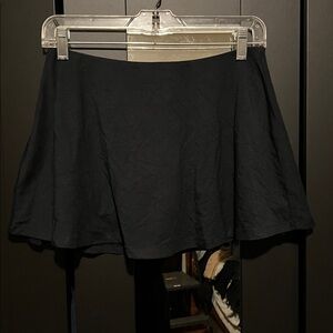 Skims Smooth Lounge Mini Skort in Obsidian Size Small